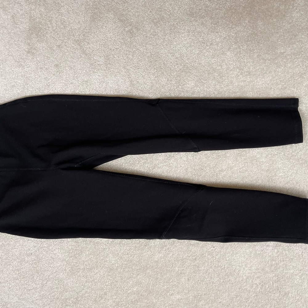 Something Navy black stretch ponte pants - Picture 2 of 4